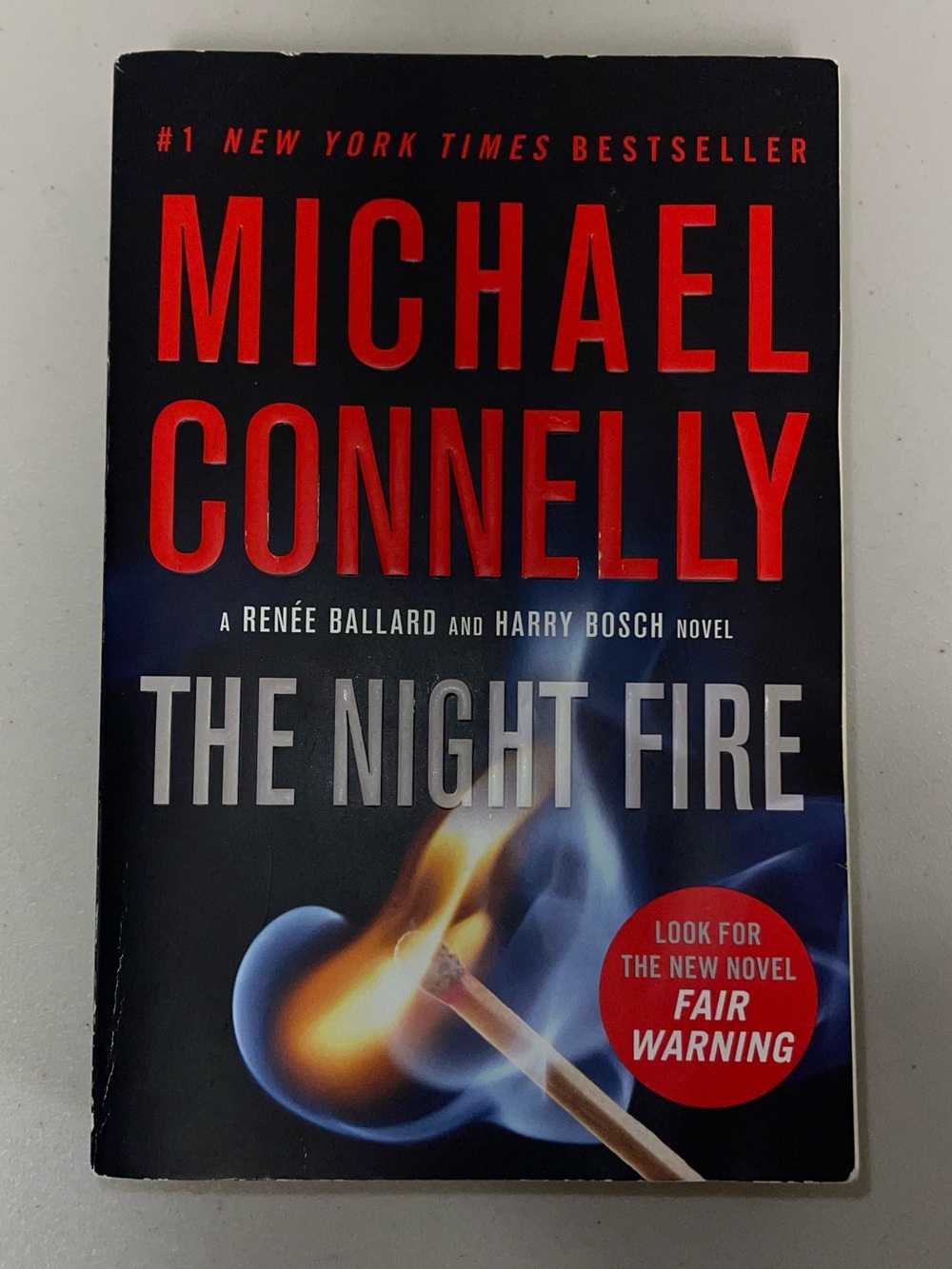 Michael Connelly Bosch Ballard Night Fire Paperback Book Crime Mystery Thriller